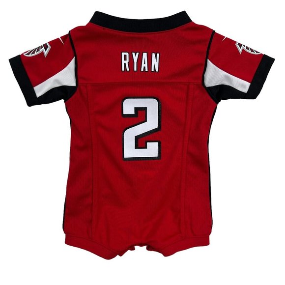 Nike On Field One Piece 3/6M Jumper Baby #2 Matt Ryan NFL Atlanta Falcons - Picture 15 of 16